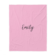 Emily Basic Fleece Blanket