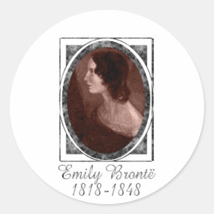 Emily Brontë Classic Round Sticker