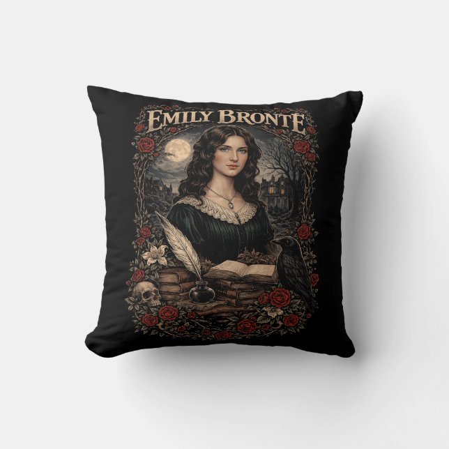 Emily Brontë Cushion (Front)