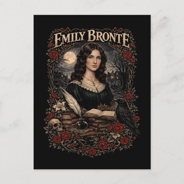 Emily Brontë Postcard (Front)
