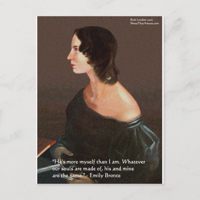 Emily Bronte "Souls Same" Love Quote Gifts & Cards (Front)
