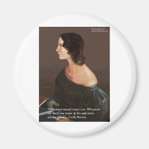 Emily Bronte "Souls Same" Love Quote Gifts & Cards Magnet