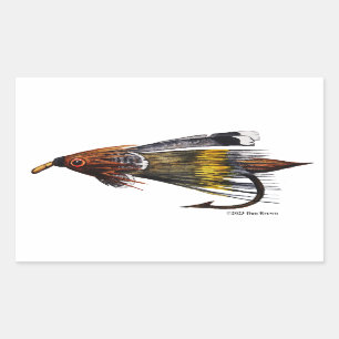 Emily Carr Fly;  Rectangular Sticker
