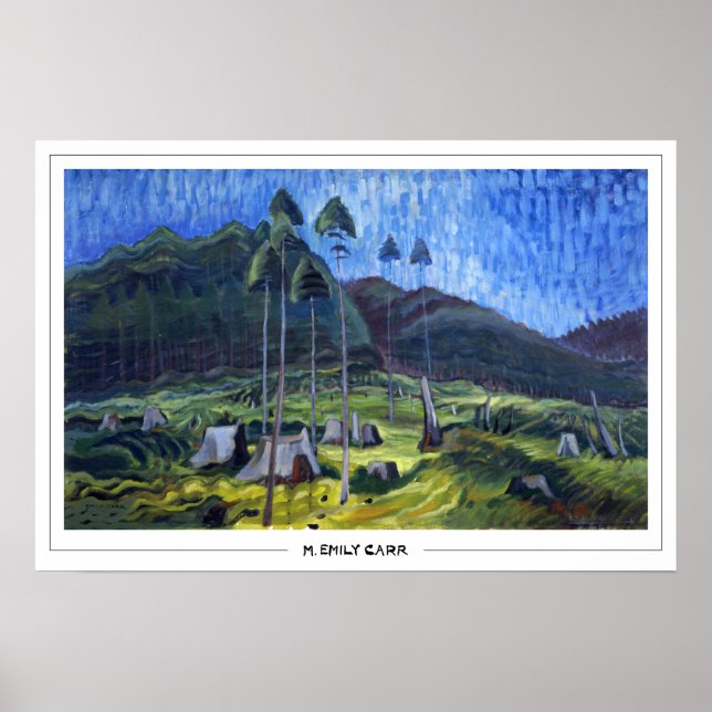 Emily Carr Zedign Art Poster #3 (Front)