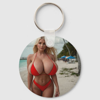Emily Curvee Beach Keychain