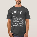 EMILY Definition Personalized Name Funny Gift T-Shirt<br><div class="desc">EMILY Definition Personalized Name Funny Gift . Check out our birthday t shirt selection for the very best in unique or custom,  handmade pieces from our shops.</div>