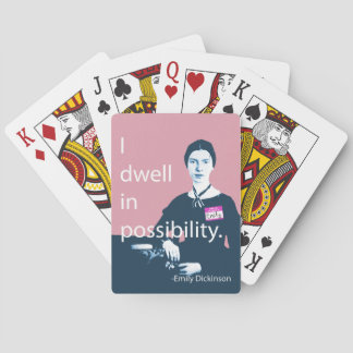 Emily Dickinson I Dwell In Possibility Deck Playing Cards