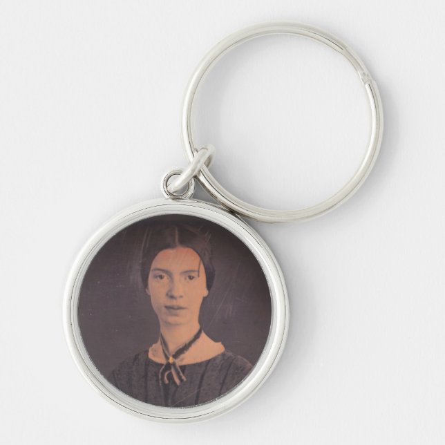 Emily Dickinson portrait Key Ring (Front)