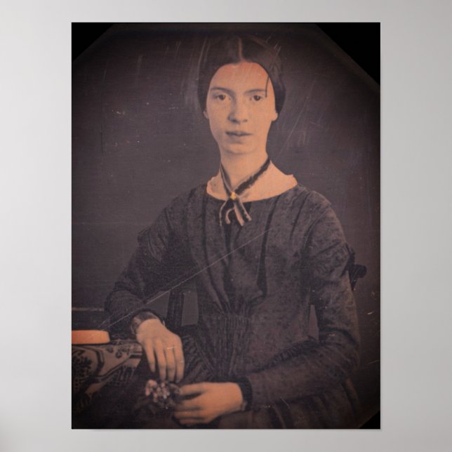Emily Dickinson portrait Poster (Front)
