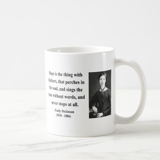 Emily Dickinson Quote 1b Coffee Mug (Right)