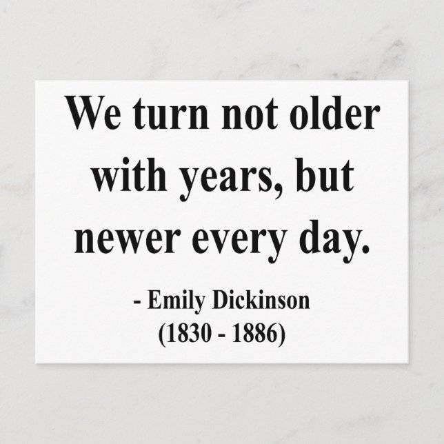 Emily Dickinson Quote 4a Postcard (Front)