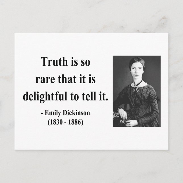 Emily Dickinson Quote 7b Postcard (Front)