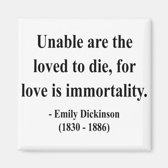 Emily Dickinson Quote 8a Magnet (Front)
