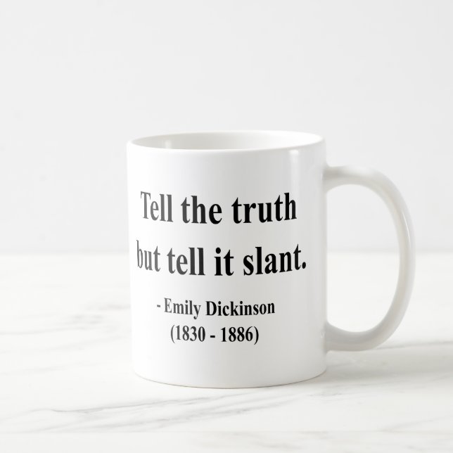 Emily Dickinson Quote 9a Coffee Mug (Right)
