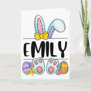 Emily Easter Bunny Card