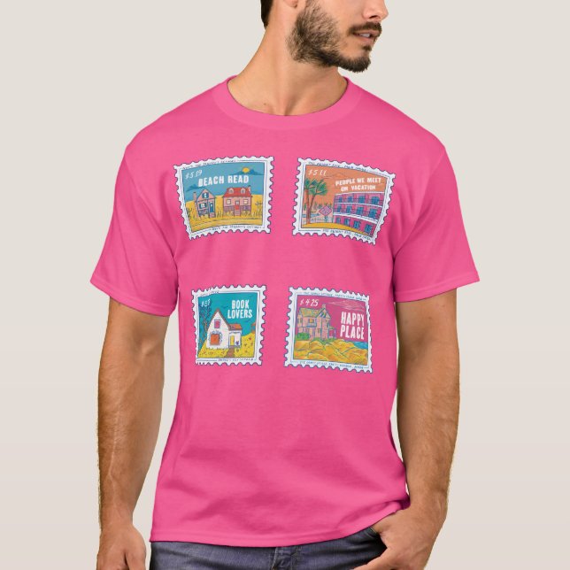 Emily Henry Mini Stamps 4 Pack T-Shirt (Front)