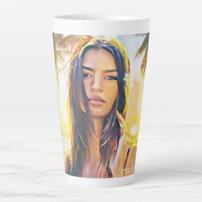 Emily  latte mug (Front)