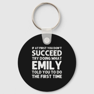 Emily Name D Birthday Funny Christmas Joke Key Ring