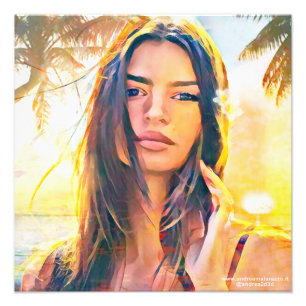 Emily photo print
