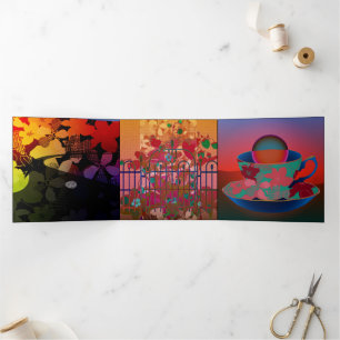 Emily Poetry Trifold Card