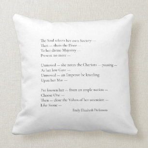 Emily's Poem Cushion
