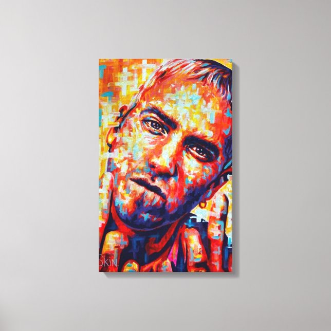 Eminem abstract art canvas print (Front)