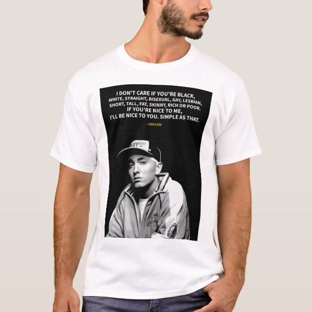 Eminem quotes T-Shirt (Front)