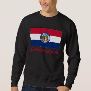 Eminence Missouri USA Flag Souvenir Sweatshirt