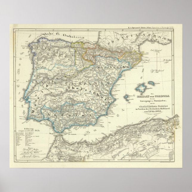 Emirate of Cordoba until the destruction Poster (Front)