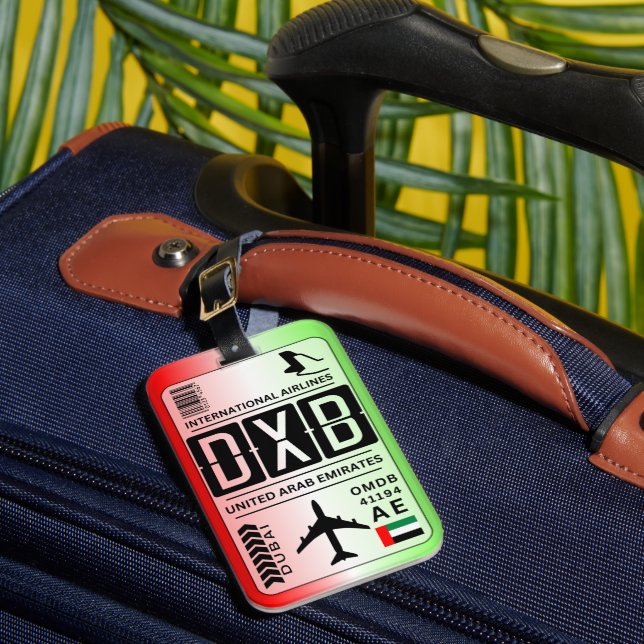 Emirates Dubai Luggage Tag (Front Insitu 1)