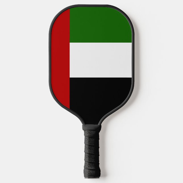 Emirates flag pickleball paddle (Front)
