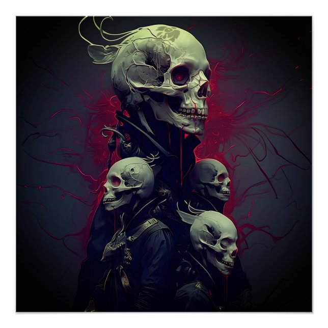 Emissaries-Void-Skull-Art-Print Poster (Front)