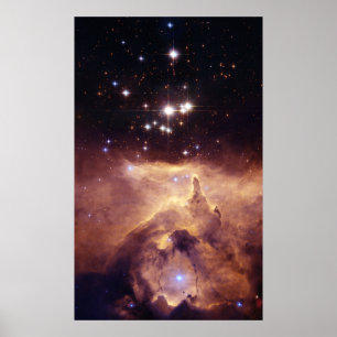 Emission nebula NGC 6357. Poster