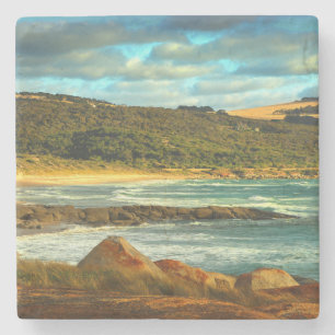 Emita Beach Flinders Island, Tasmania Stone Coaster