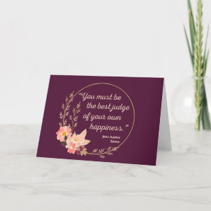 Emma By Jane Austen Quote I — Cute Style Card