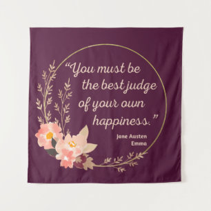 Emma By Jane Austen Quote I - Cute Style Tapestry