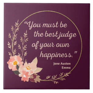 Emma By Jane Austen Quote I - Cute Style Tile