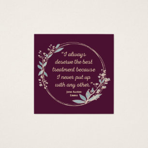 Emma By Jane Austen Quote II - Cute Style