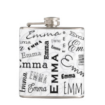Emma Custom Name Black White