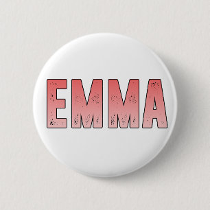Emma name 6 cm round badge