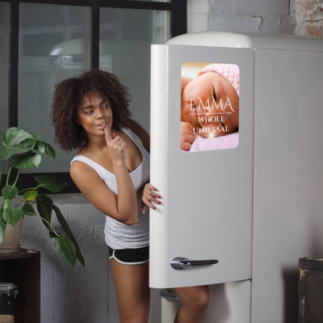 Emma Name Meaning Baby Shower Photo New Magnet (Emma Name Meaning Baby Shower Photo New Magnet)