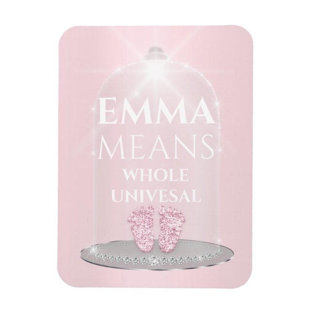Emma Name Meaning New Baby Girl Magnet (Vertical)