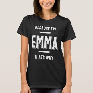 Emma Name Personalised Women Girl T-Shirt