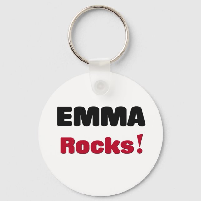 Emma Rocks Key Ring (Front)