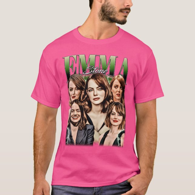 Emma Stone Bootleg Vintage Tshirt (Front)
