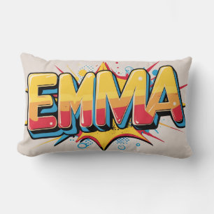 Emma with an explosion lumbar cushion