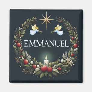Emmanuel Christmas angels Magnet