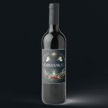 Emmanuel Christmas angels Wine Label<br><div class="desc">.</div>