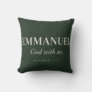 EMMANUEL Matthew 1:23 Christmas Cushion