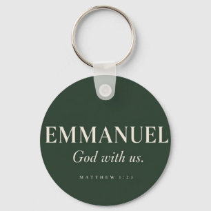 EMMANUEL Matthew 1:23 Christmas Key Ring